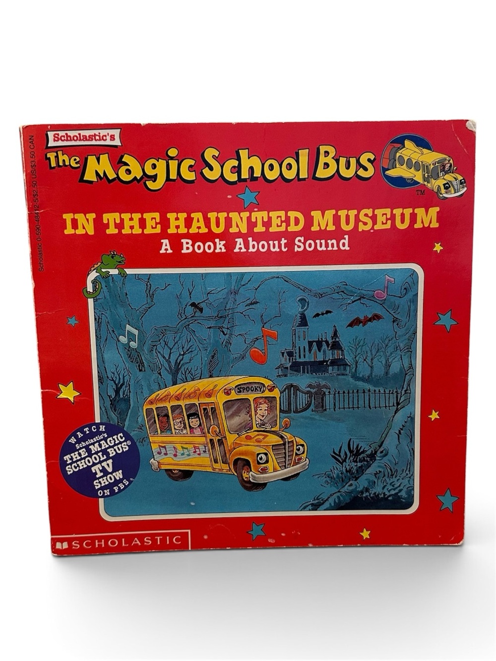 Vintage 1995 The Magic School Bus In The Haunted Museum (A Book About Sound)
